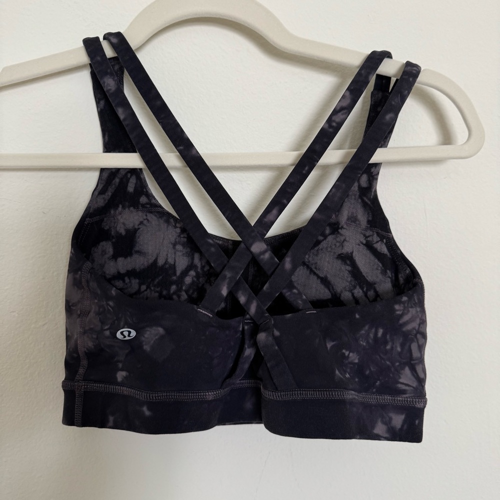 Lululemon Athletica Energy Bra Shibori in Grey Black Night - Picture 5 of 7